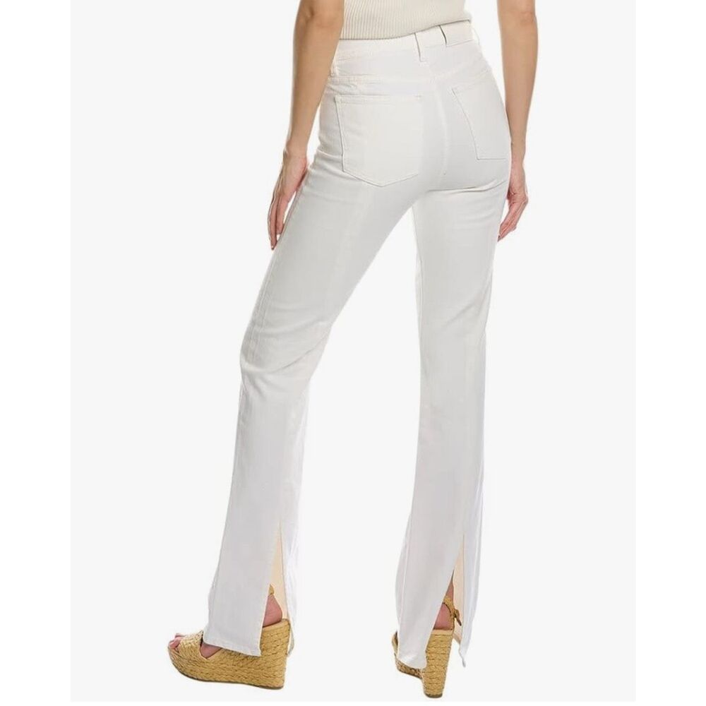 7 For All Mankind Easy Boot Centerback Split in Ecru Size 26/2